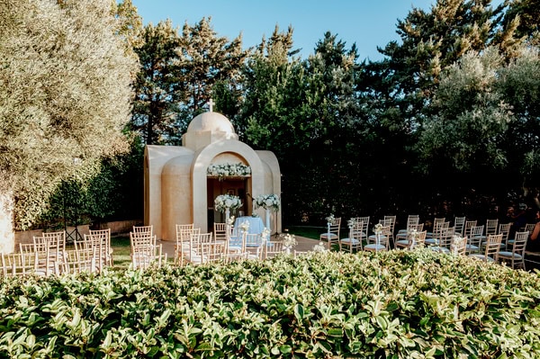 Special Elegant Wedding Ktima Orizontes All White Florals