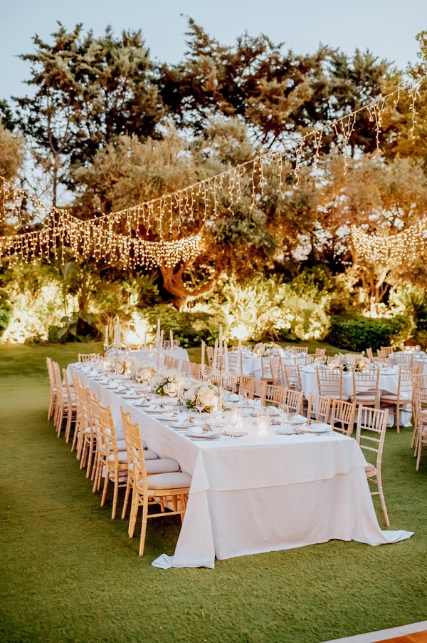 Special Elegant Wedding Ktima Orizontes All White Florals
