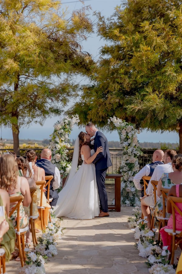 White Floral Summer Wedding Liopetro Wedding Venue