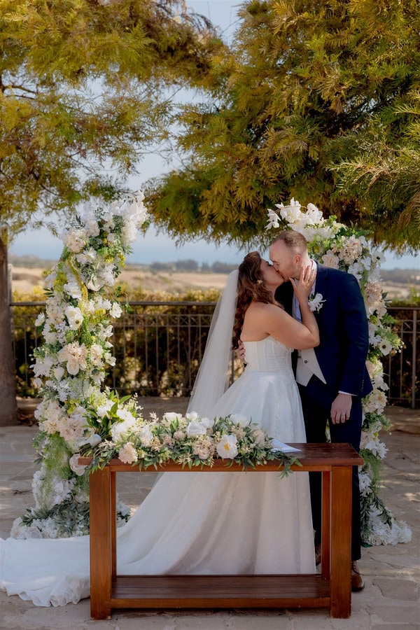 White Floral Summer Wedding Liopetro Wedding Venue