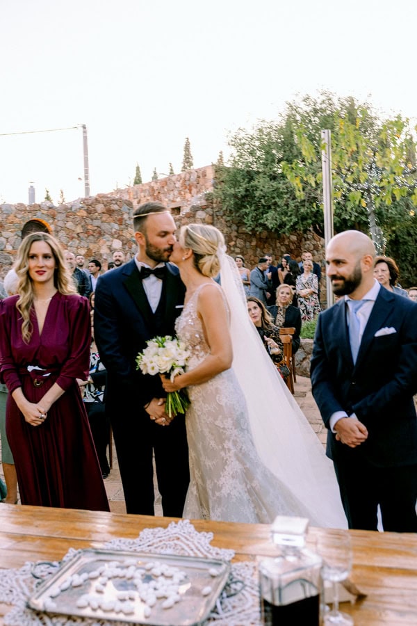 Autumn Wedding With White Blooms Ktima Laas