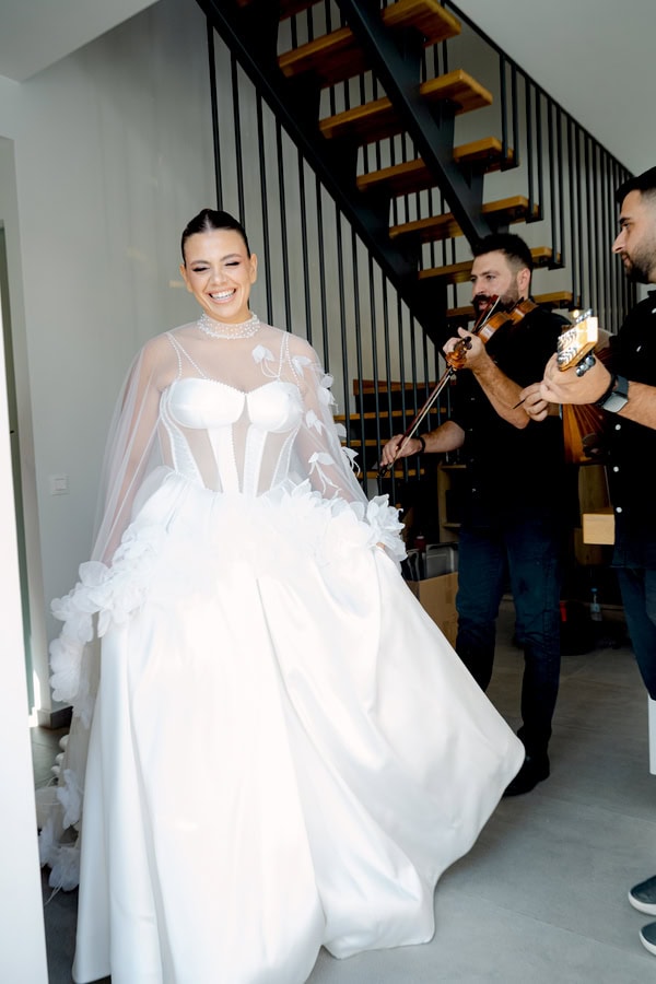 Chic Romantic Wedding In Chania White Details