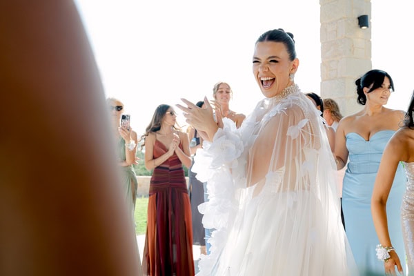 Chic Romantic Wedding In Chania White Details