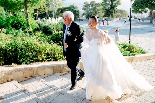 Chic Romantic Wedding In Chania White Details