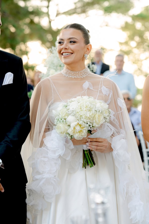 Chic Romantic Wedding In Chania White Details