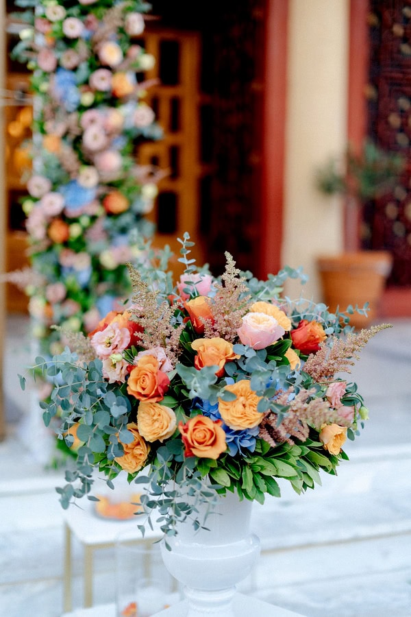 Colorful Floral Summer Romantic Wedding