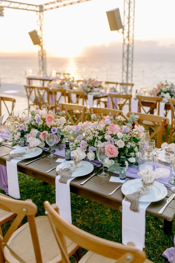 Colorful Summer Wedding Kalamata Floral Decoration