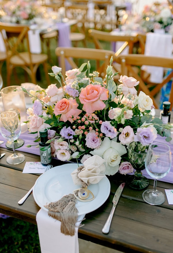 Colorful Summer Wedding Kalamata Floral Decoration