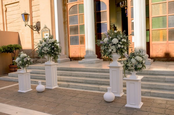 Destination Wedding In Lesvos With Chic Vintage Style And Beautiful Flowers