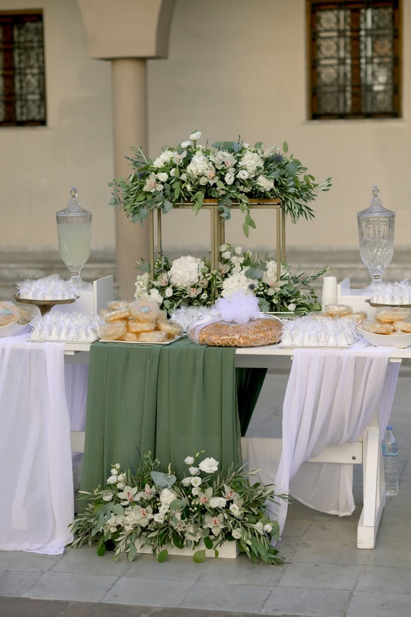 Destination Wedding In Lesvos With Chic Vintage Style And Beautiful Flowers