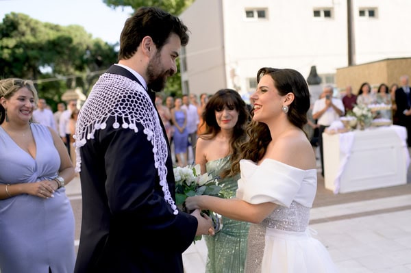 Destination Wedding In Lesvos With Chic Vintage Style And Beautiful Flowers