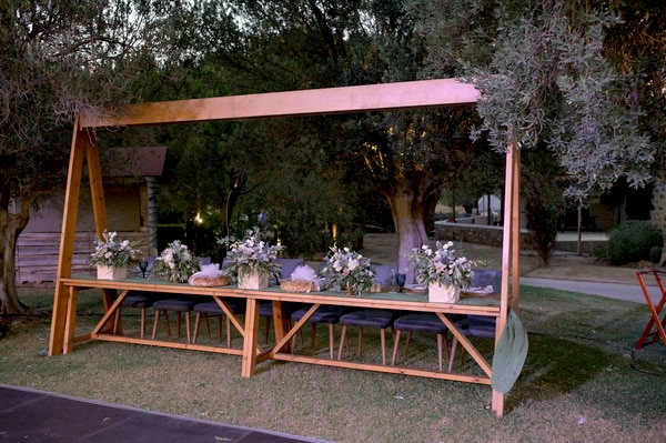 Destination Wedding In Lesvos With Chic Vintage Style And Beautiful Flowers