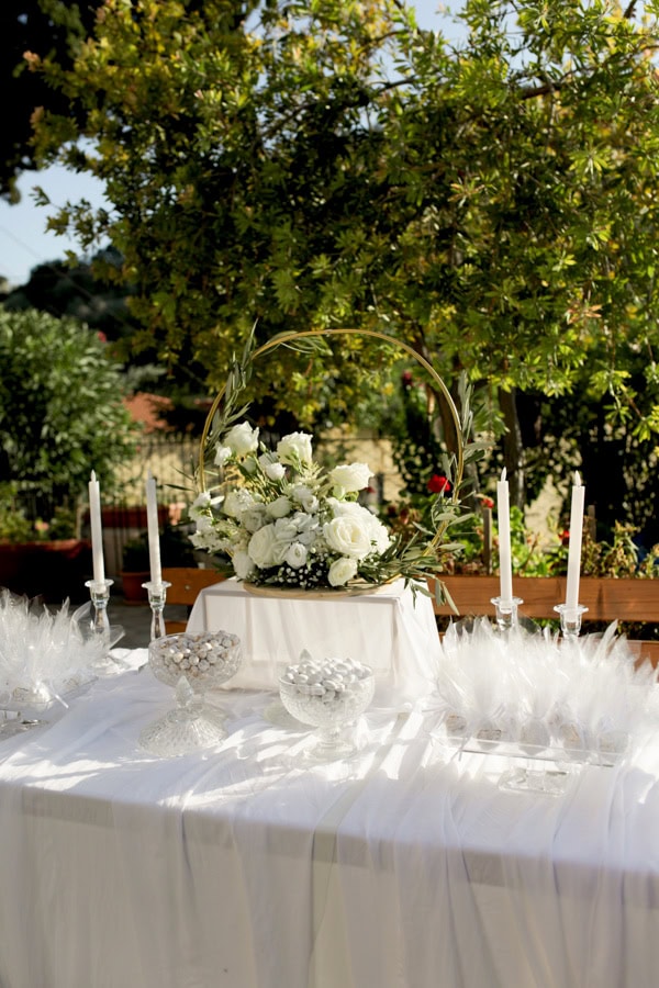 Destination Wedding Lesvos White Flowers