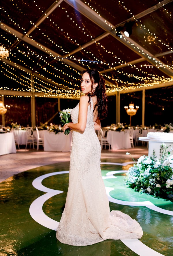 Fairytale Autumn Wedding With White Florals