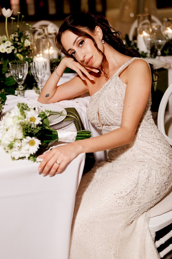 Fairytale Autumn Wedding With White Florals