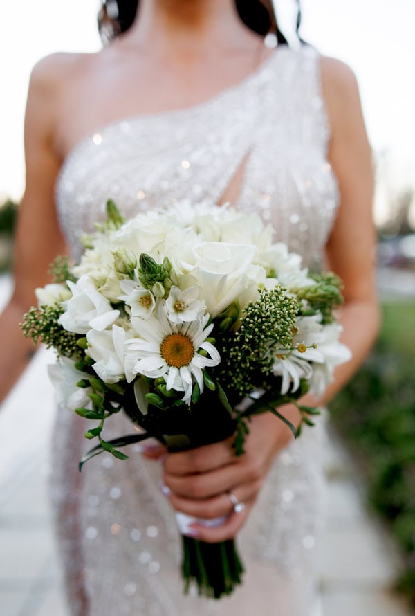 Fairytale Autumn Wedding With White Florals