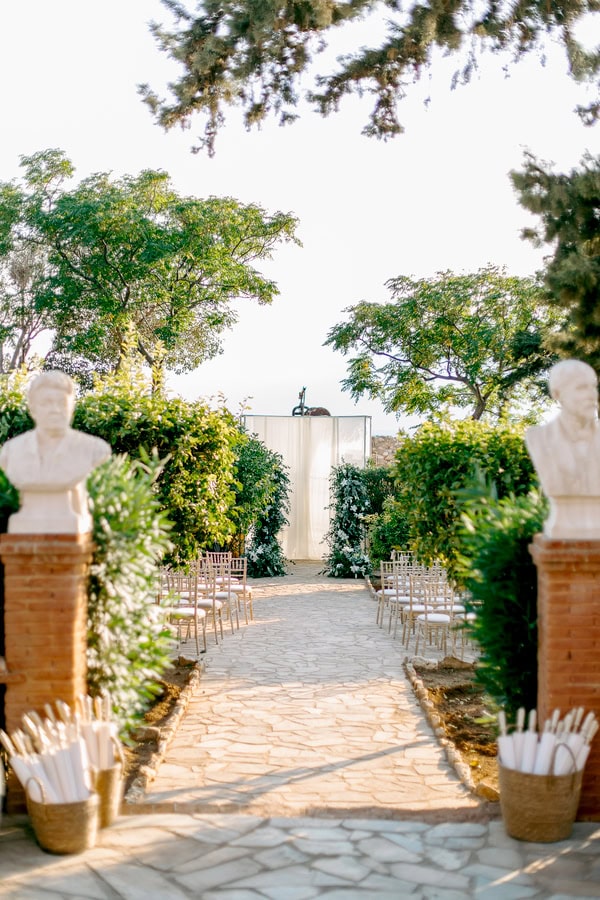 Fairytale Destination Wedding Greece Castle Venue