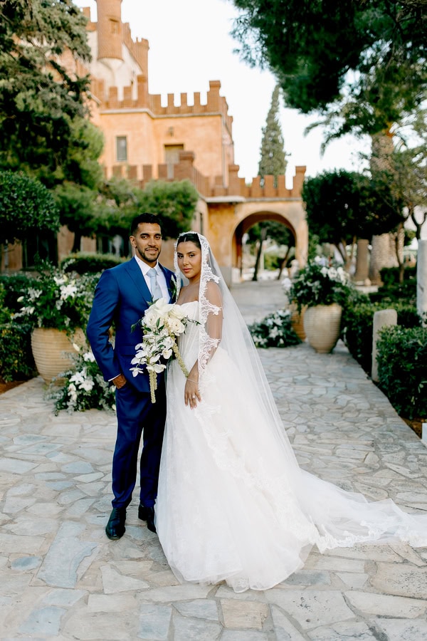 Fairytale Destination Wedding Greece Castle Venue