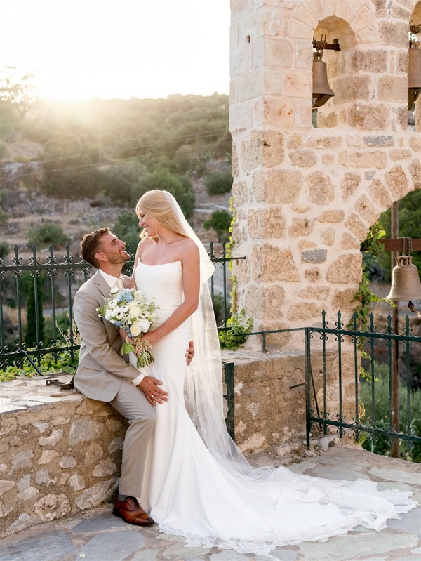 Fall Destination Wedding In Mani With Organic Style