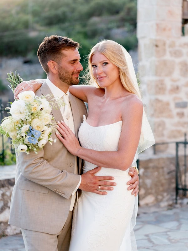 Fall Destination Wedding In Mani With Organic Style