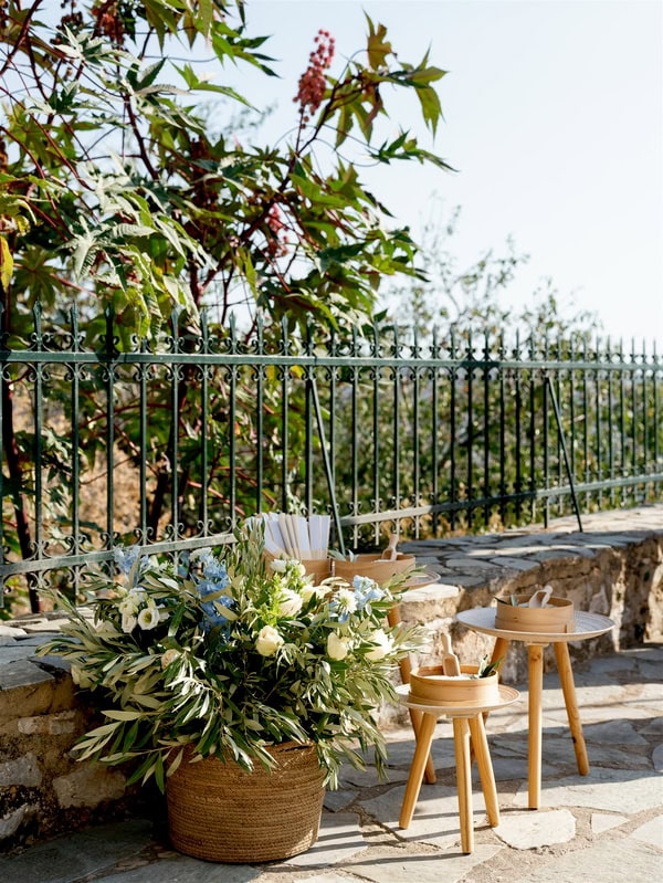 Fall Destination Wedding In Mani With Organic Style