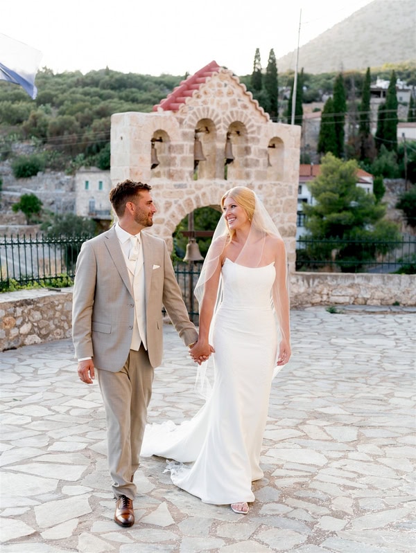 Fall Destination Wedding In Mani With Organic Style