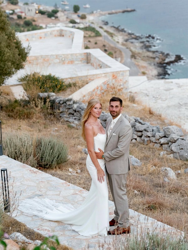 Fall Destination Wedding In Mani With Organic Style