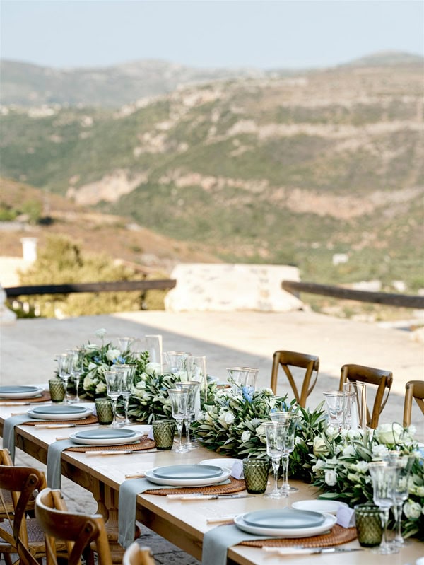 Fall Destination Wedding In Mani With Organic Style