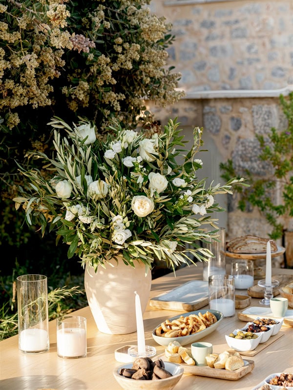 Fall Destination Wedding In Mani With Organic Style