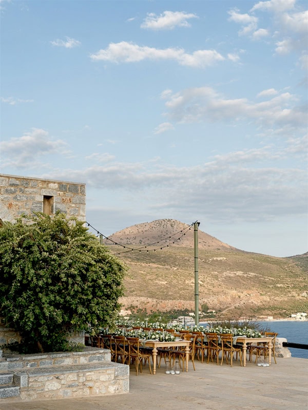 Fall Destination Wedding In Mani With Organic Style