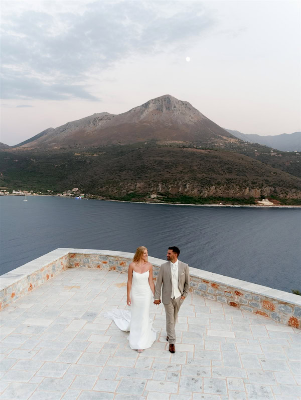 Fall Destination Wedding In Mani With Organic Style