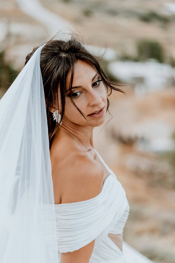 Greek Island Wedding With Lemons And Olive Leaves
