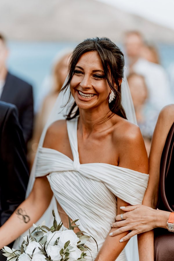 Greek Island Wedding With Lemons And Olive Leaves