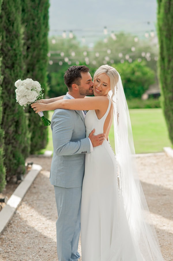 Intimate Olive Grove Wedding Crete Floral Details