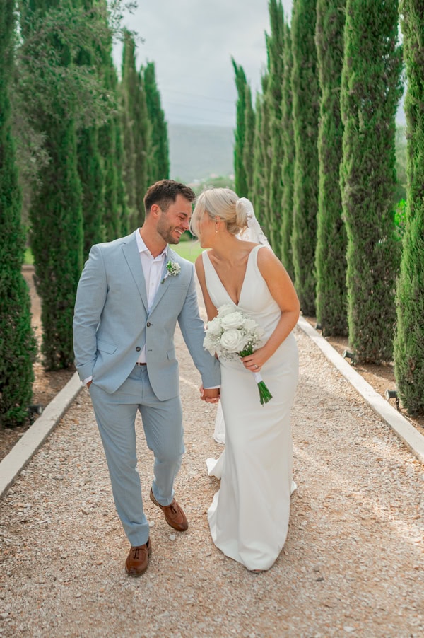 Intimate Olive Grove Wedding Crete Floral Details