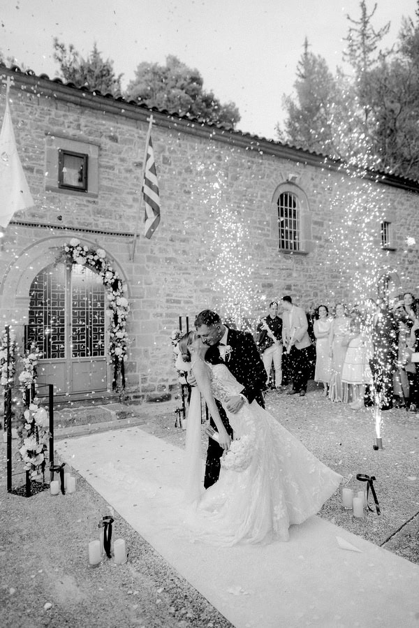 Minimal Chic Fall Wedding Black And White Style