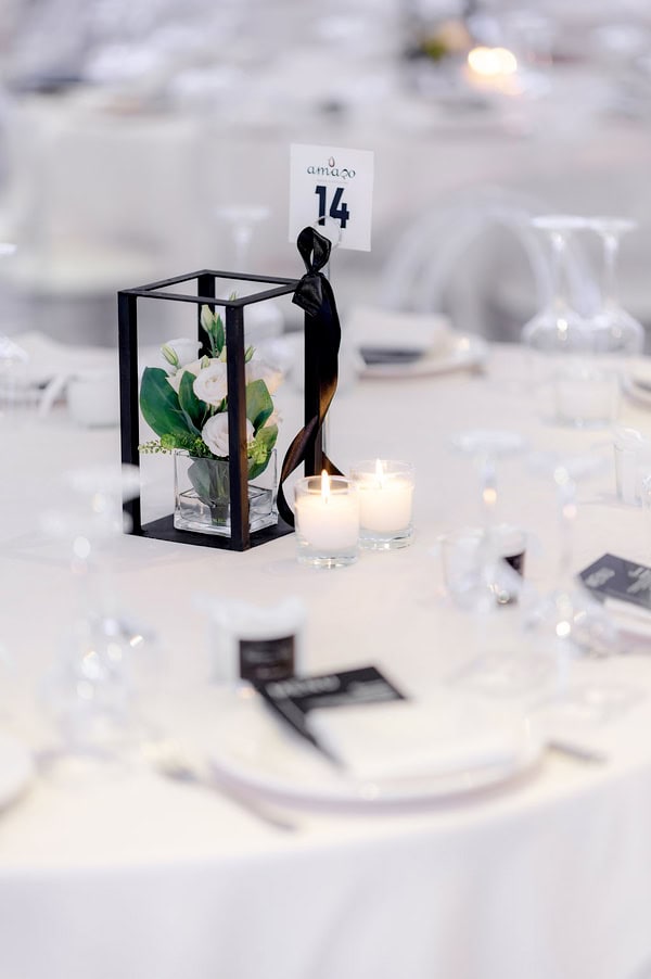 Minimal Chic Fall Wedding Black And White Style