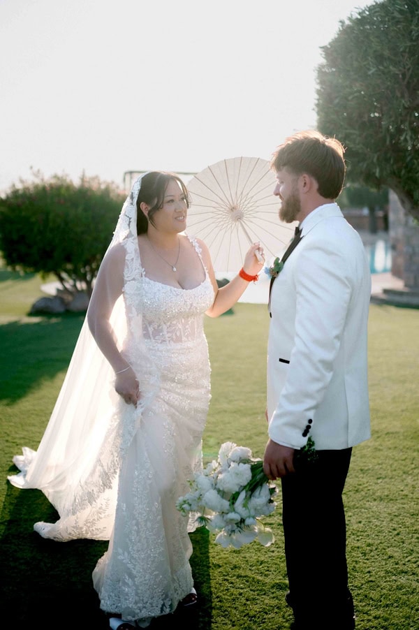 Romantic Garden Style Wedding Pastel Colors Athens