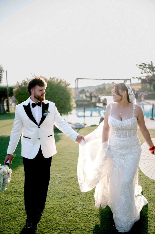 Romantic Garden Style Wedding Pastel Colors Athens