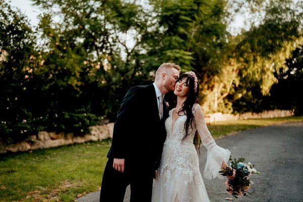 Romantic Garden Wedding Cyprus Pastel Florals