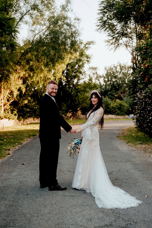 Romantic Garden Wedding Cyprus Pastel Florals