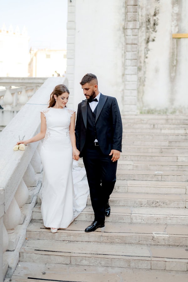 Romantic Spring Wedding And Venice Next Day