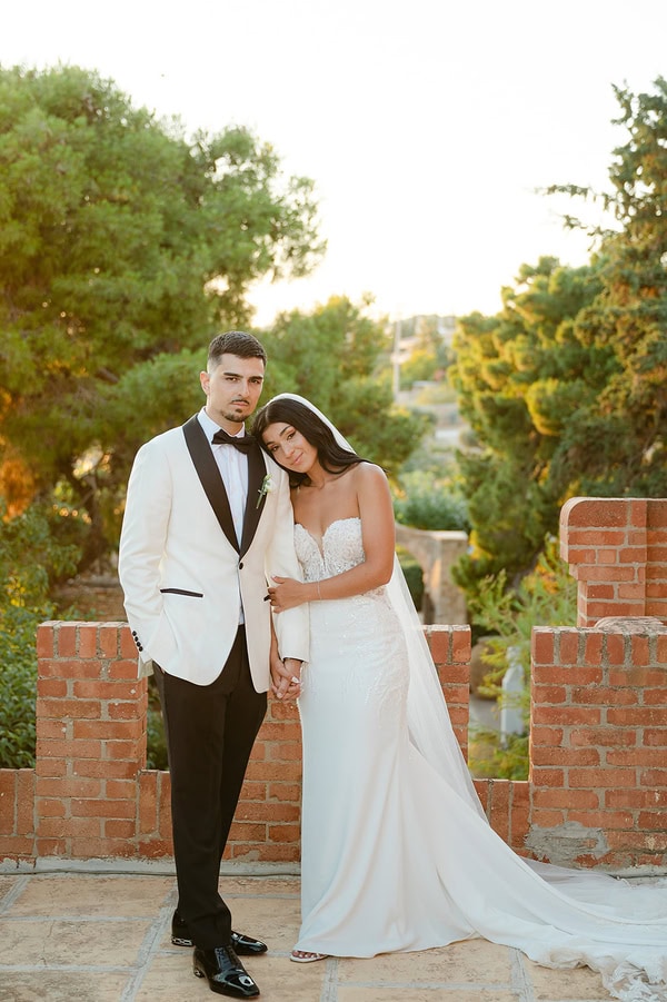 Romantic White Blue Wedding Pyrgos Melissourgou