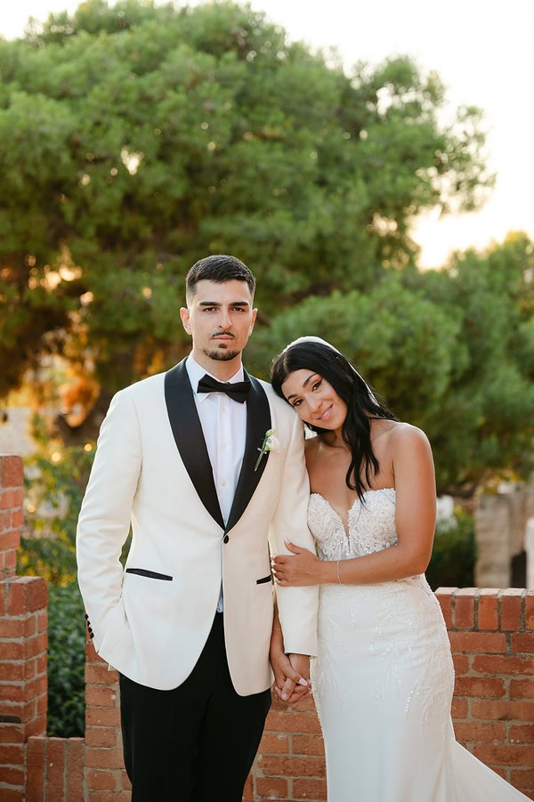 Romantic White Blue Wedding Pyrgos Melissourgou