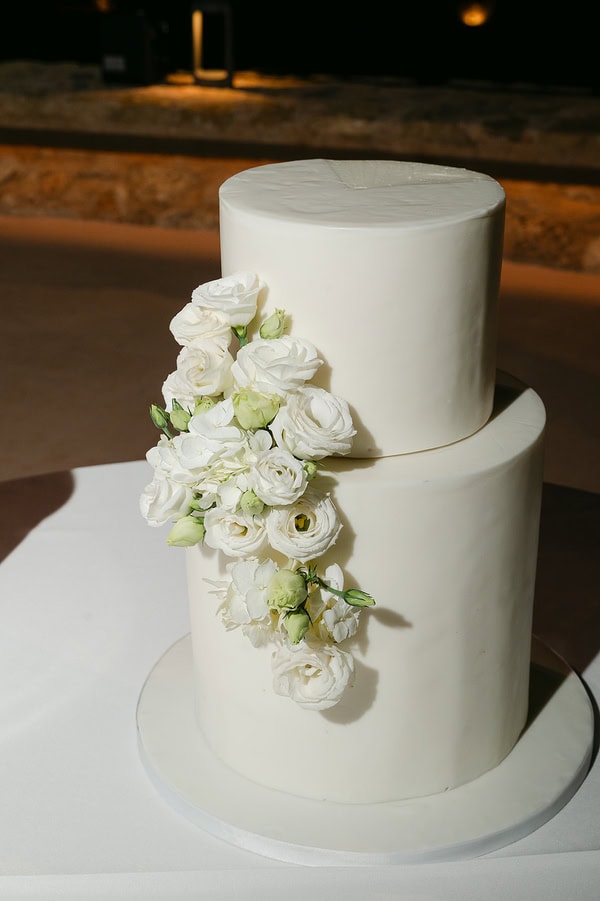 Romantic White Blue Wedding Pyrgos Melissourgou