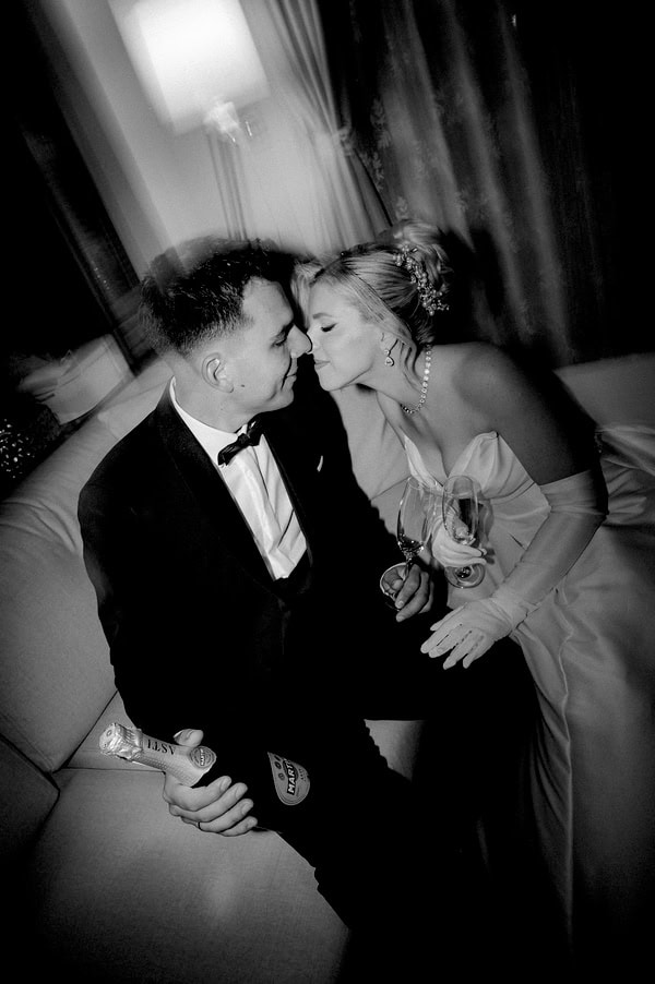 Spring Wedding With White And Blue Floral Decor In Agrinio