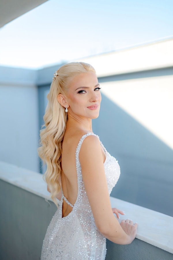 White Floral Chic Summer Wedding Agrinio