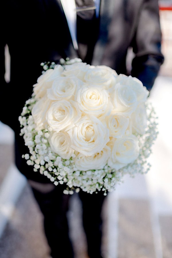 White Floral Chic Summer Wedding Agrinio