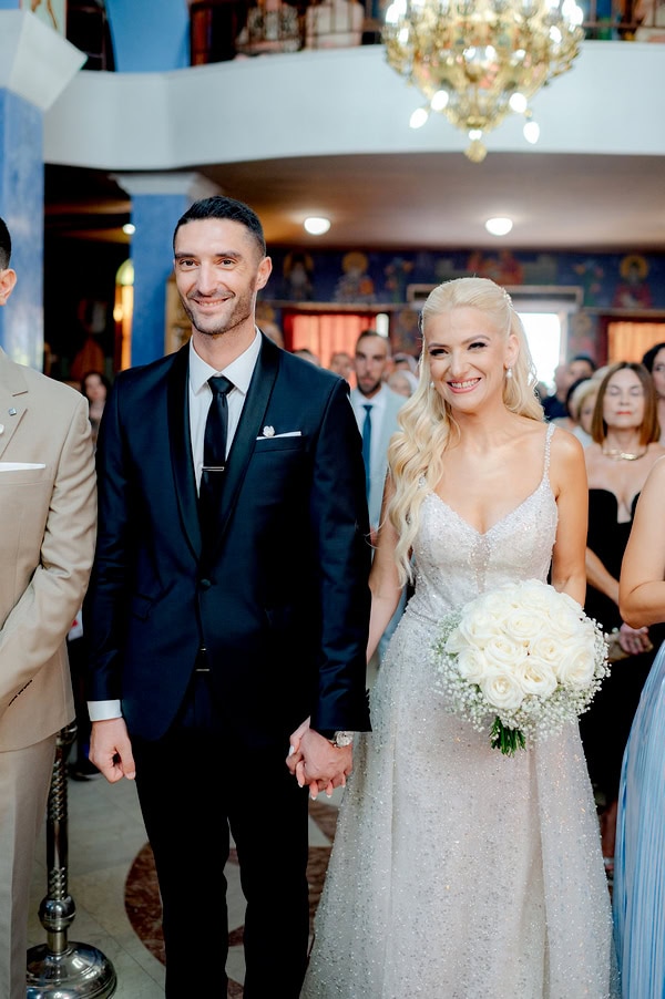 White Floral Chic Summer Wedding Agrinio