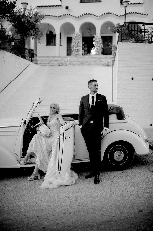 White Floral Chic Summer Wedding Agrinio
